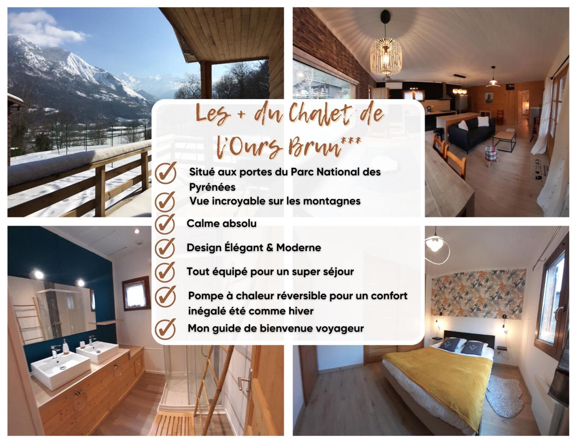 Chalet De L'Ours Brun, Gite 3 Etoiles Gere-Belesten Екстериор снимка