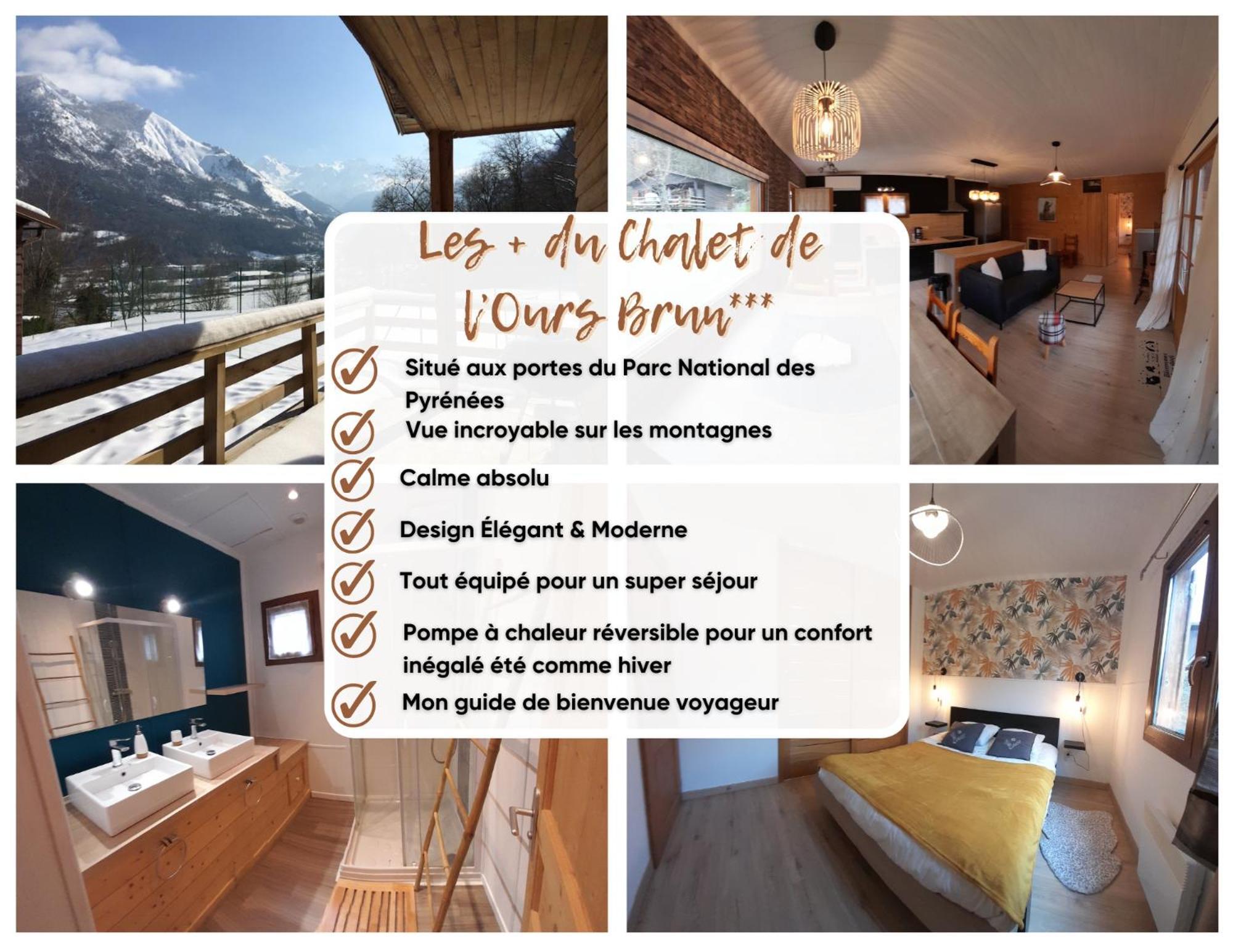 Chalet De L'Ours Brun, Gite 3 Etoiles Villa Gere-Belesten Екстериор снимка